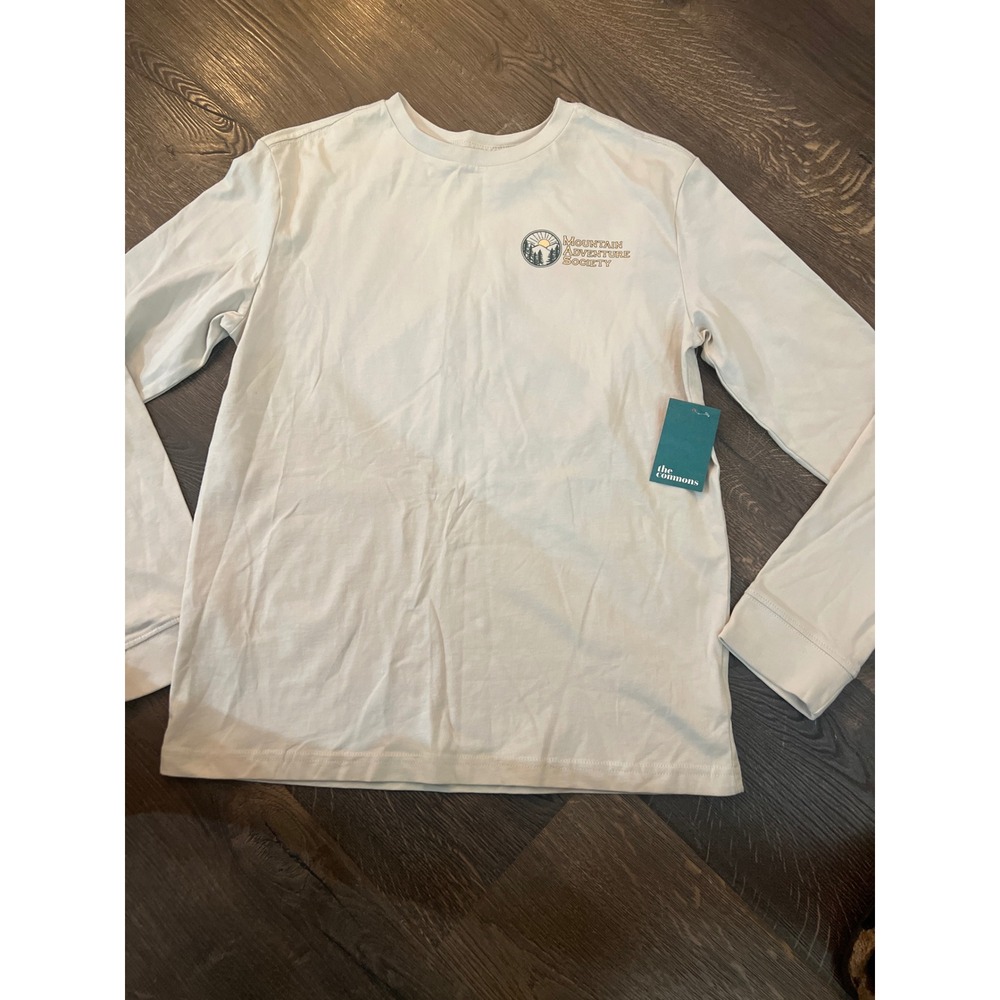 The Commons Kids Mountain Adventure Society Long Sleeve‎ Graphic Tee  L 12-14